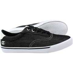 Champion Boston Womens Black Plimsolls