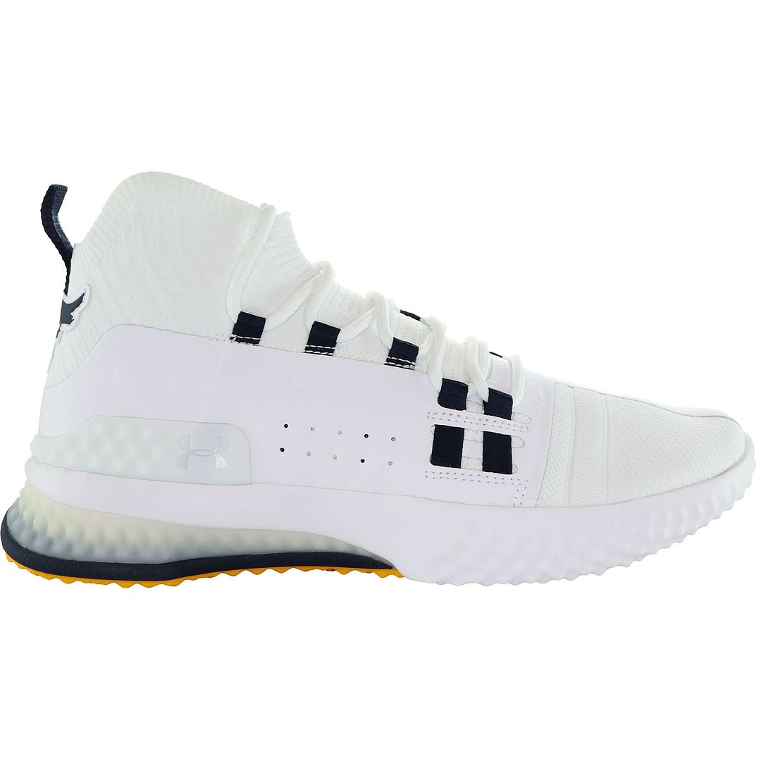 Under Armour Project Rock 2 Mens White Trainers