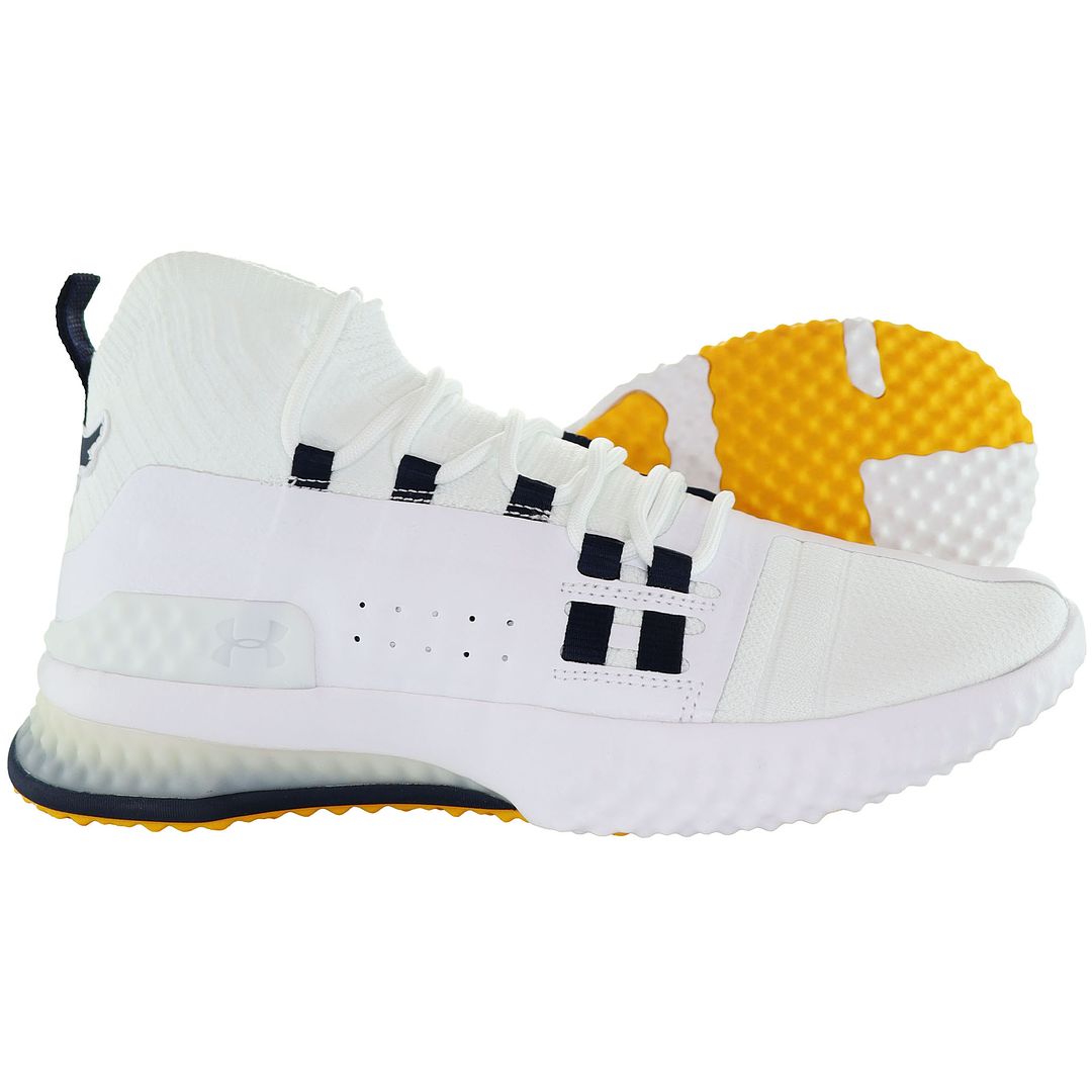 Under Armour Project Rock 2 Mens White Trainers