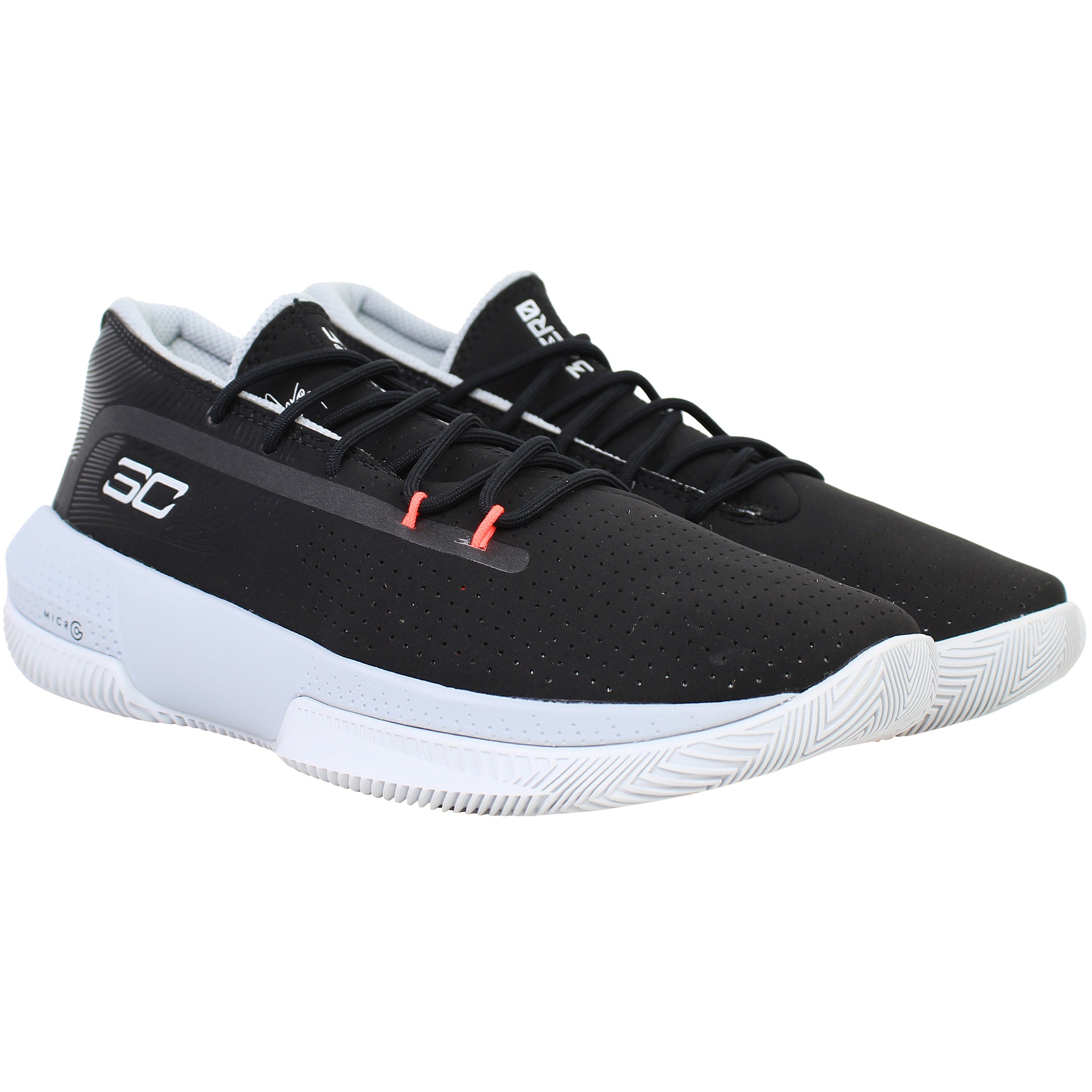 Under Armour SC 3 Zero III Kids Black Basketball Shoes