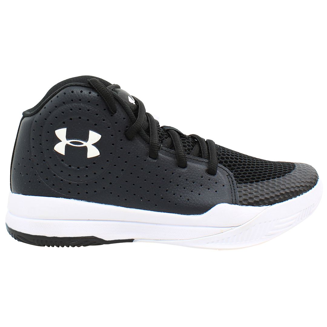 Under Armour Jet Kids Black Basketball Shoes