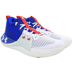 Under Armour Embiid 1 Mens White/Blue Trainers