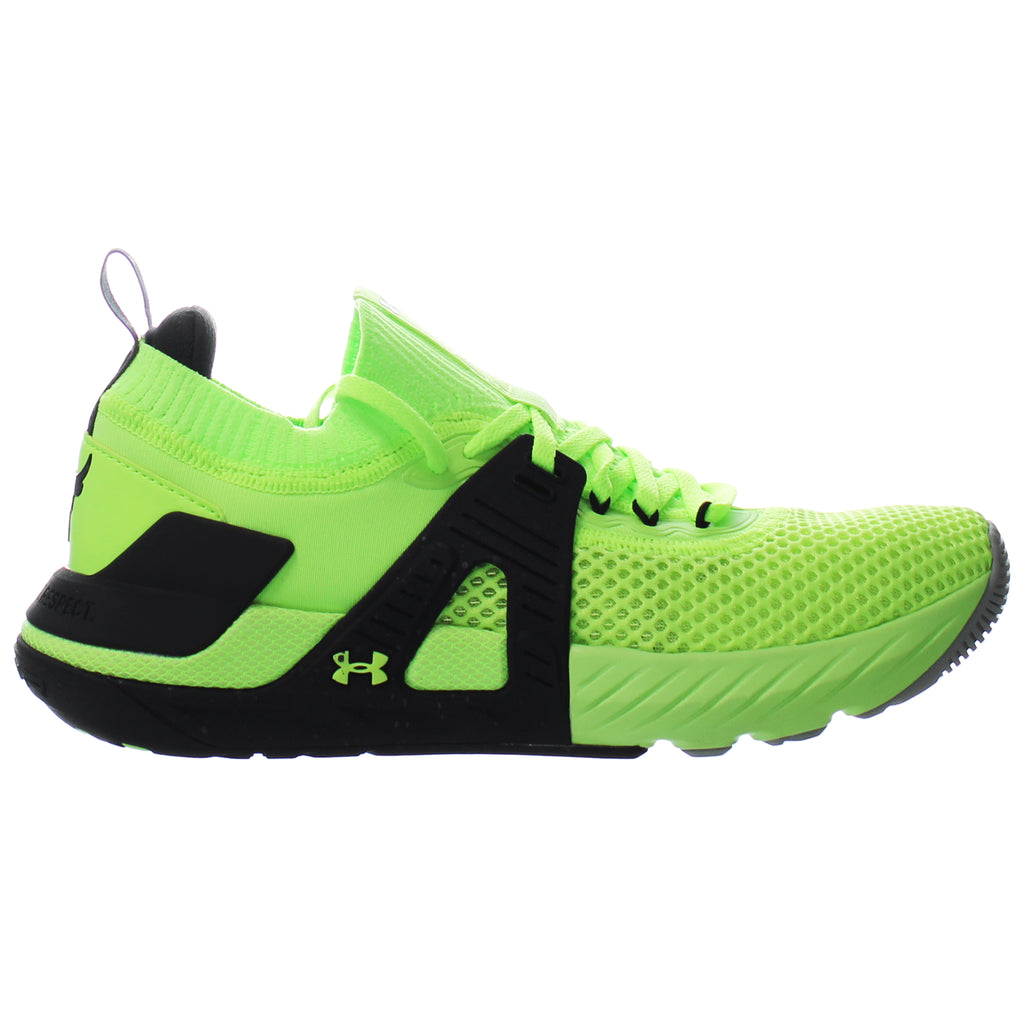 Under Armour Project Rock 4 Green Womens Trainers