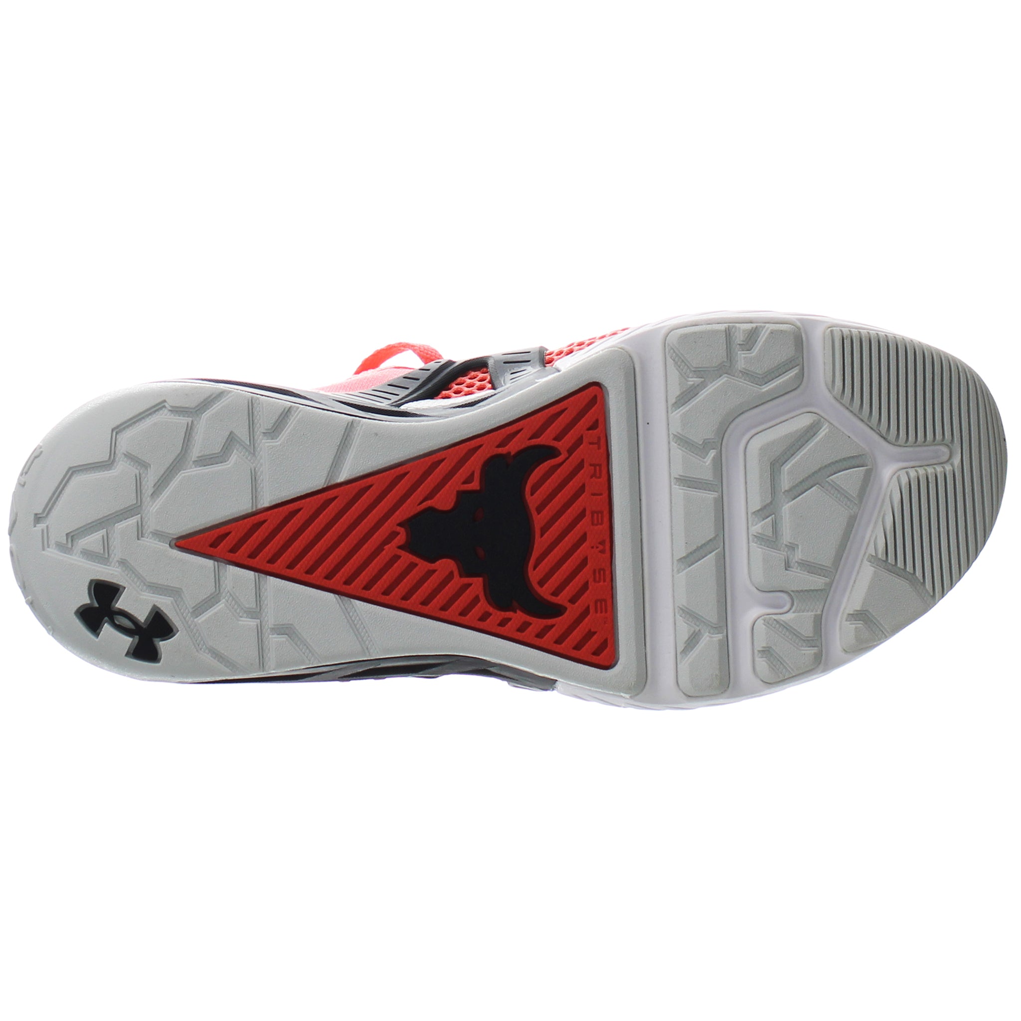 Under Armour Project Rock 4 Red Womens Trainers