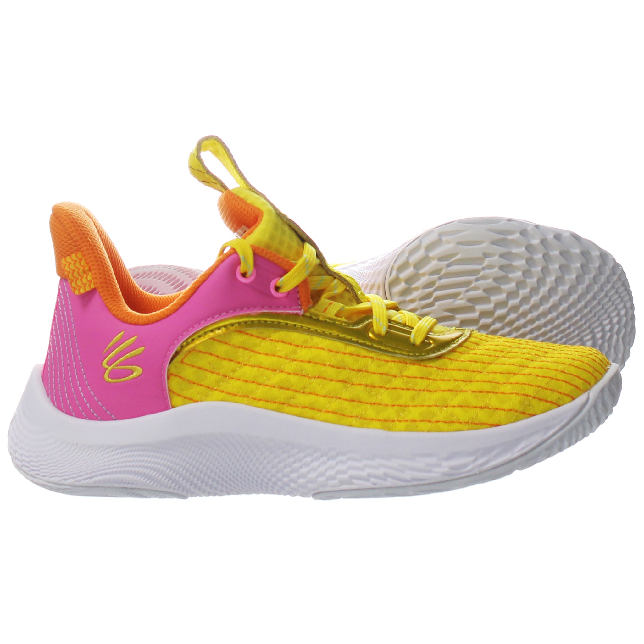 Under Armour Sesame Street x Curry Flow 9 PS Kids Yellow Trainers