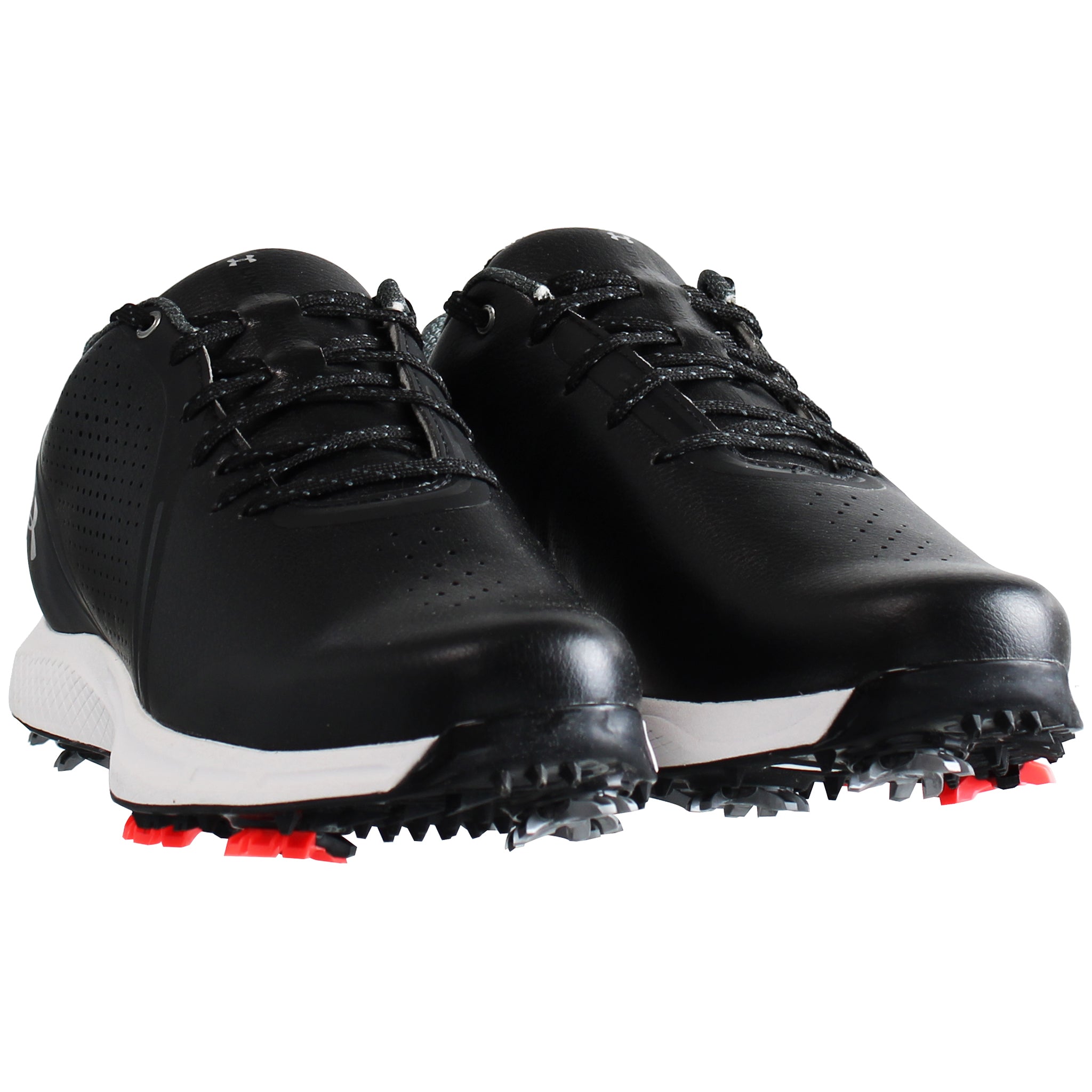 Under Armour Charged Draw RST Mens Wide Fit Black Golf Shoes