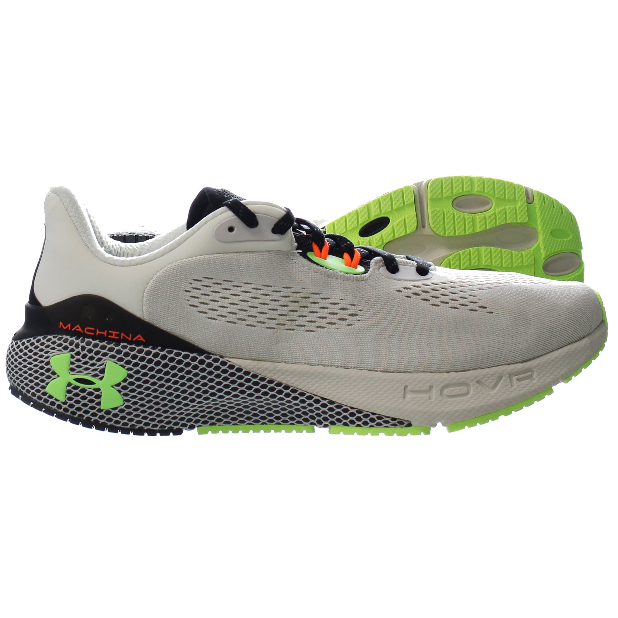 Under Armour HOVR Machina 3 Mens Beige Running Trainers