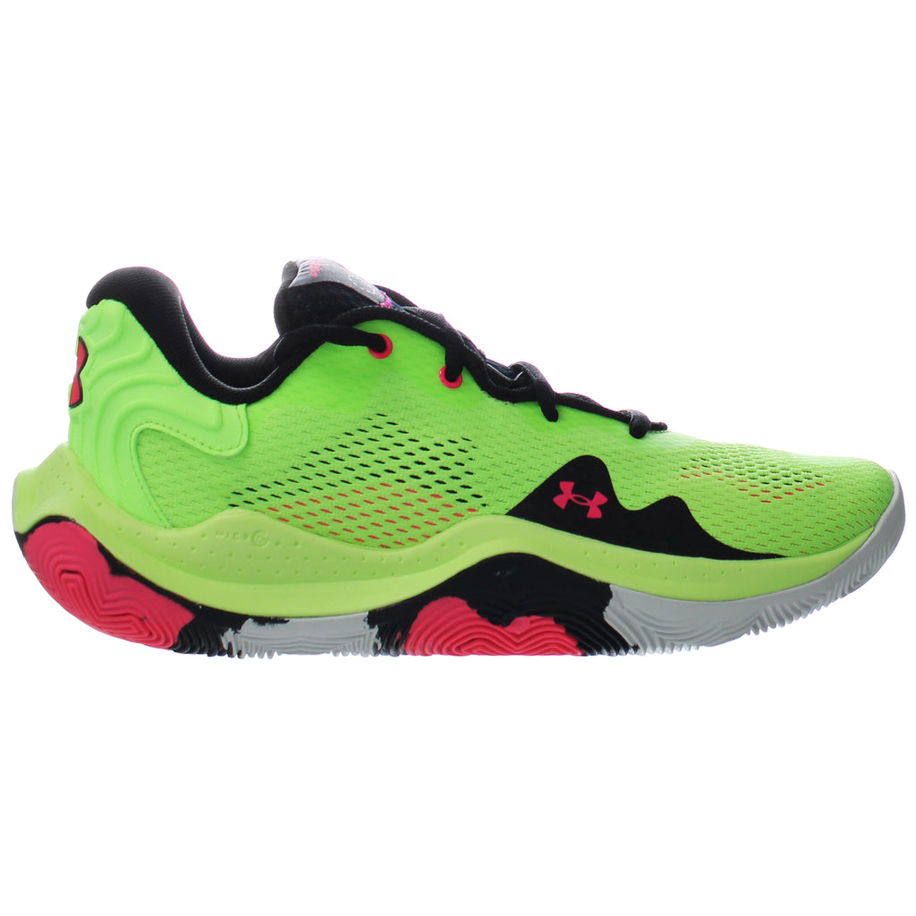 Under Armour Spawn 4 Green Mens Trainers