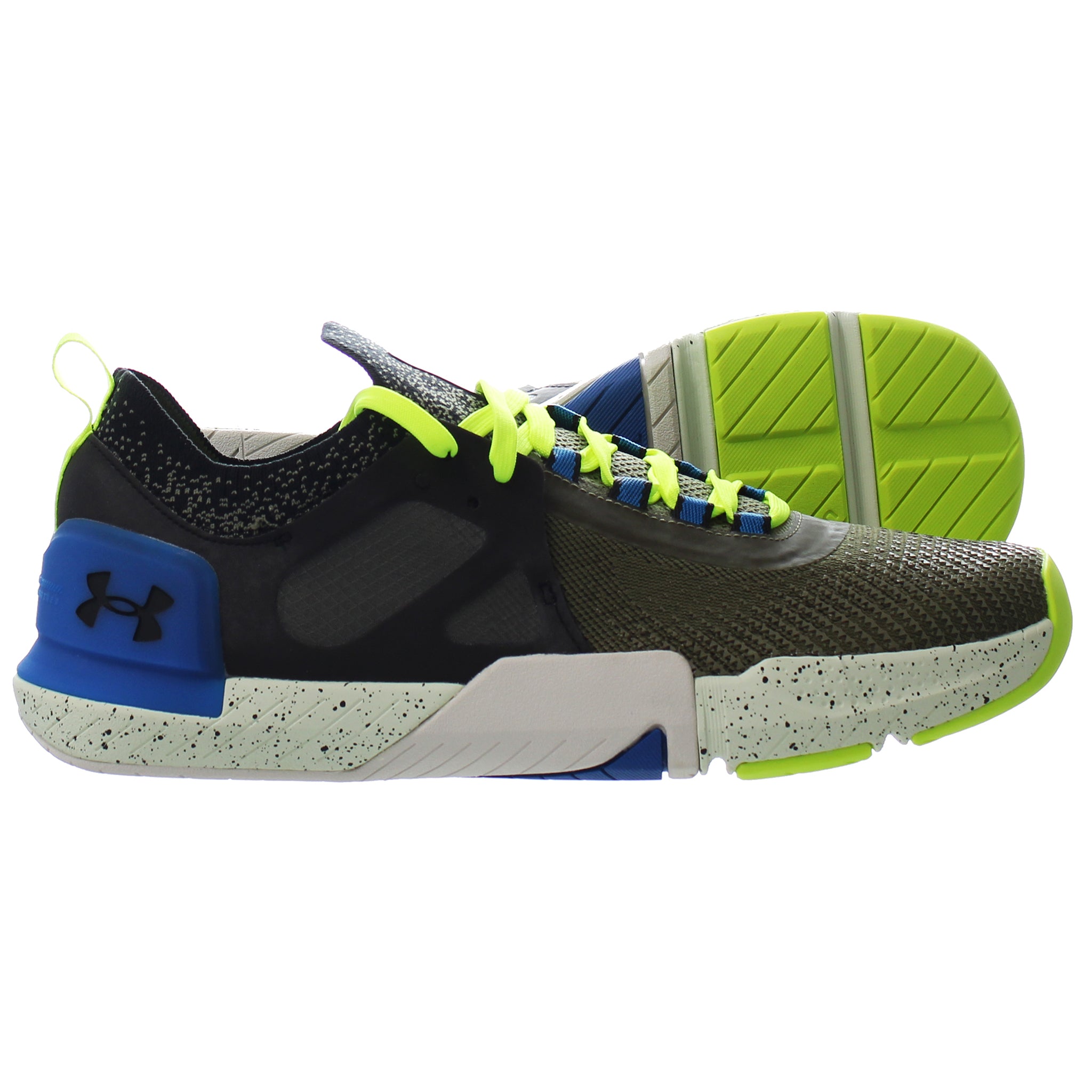 Under Armour TriBase Reign 4 Pro Green Mens Running Trainers