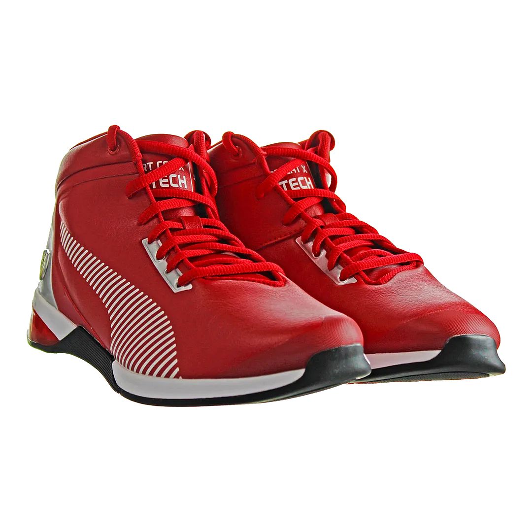 Puma Ferrari Race Kart Cat-x Mens Red Mid Trainers