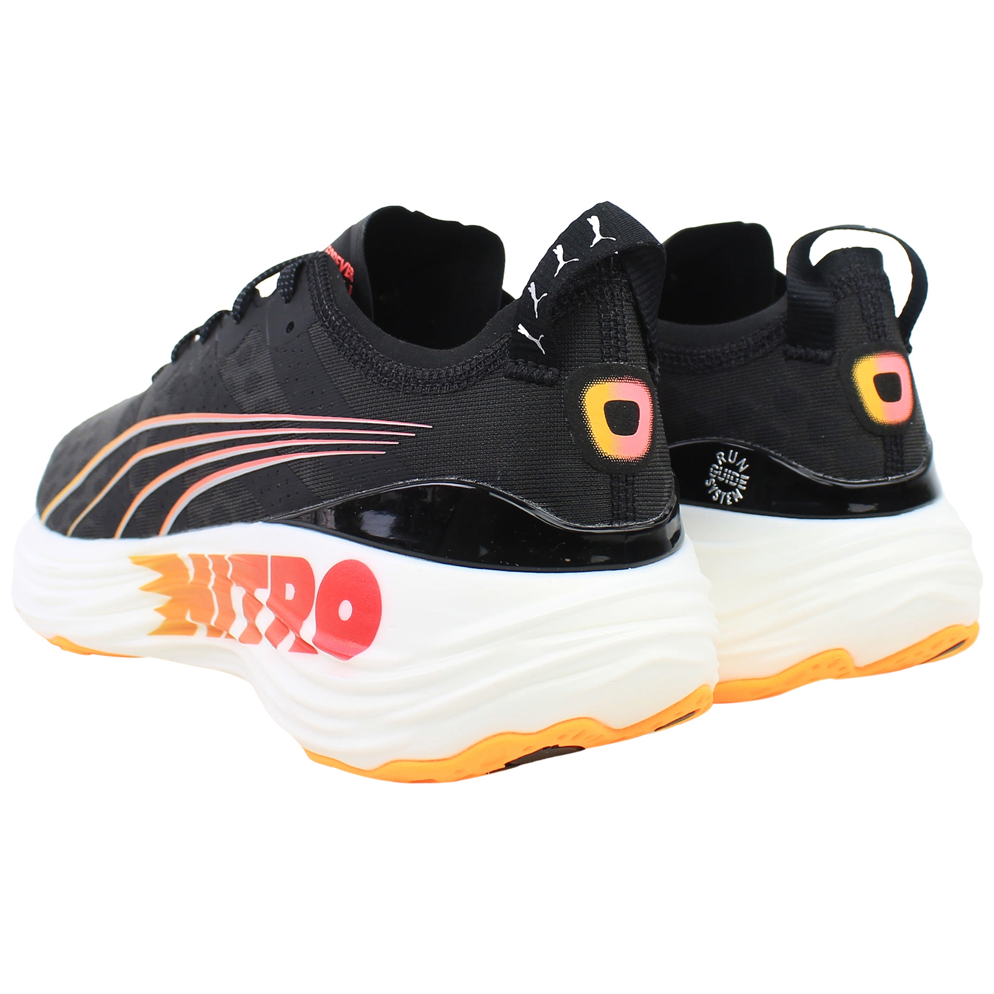 Puma ForeverRun Nitro Mens Black Running Shoes