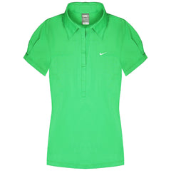 Nike Dri-Fit Womens Green Tennis Polo Shirt