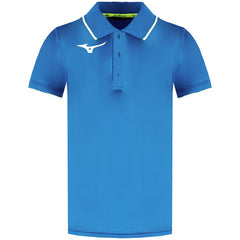 Mizuno Logo Kids Blue Polo Shirt