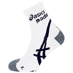 Asics 1-Pack Padel Quarter Mens White Socks