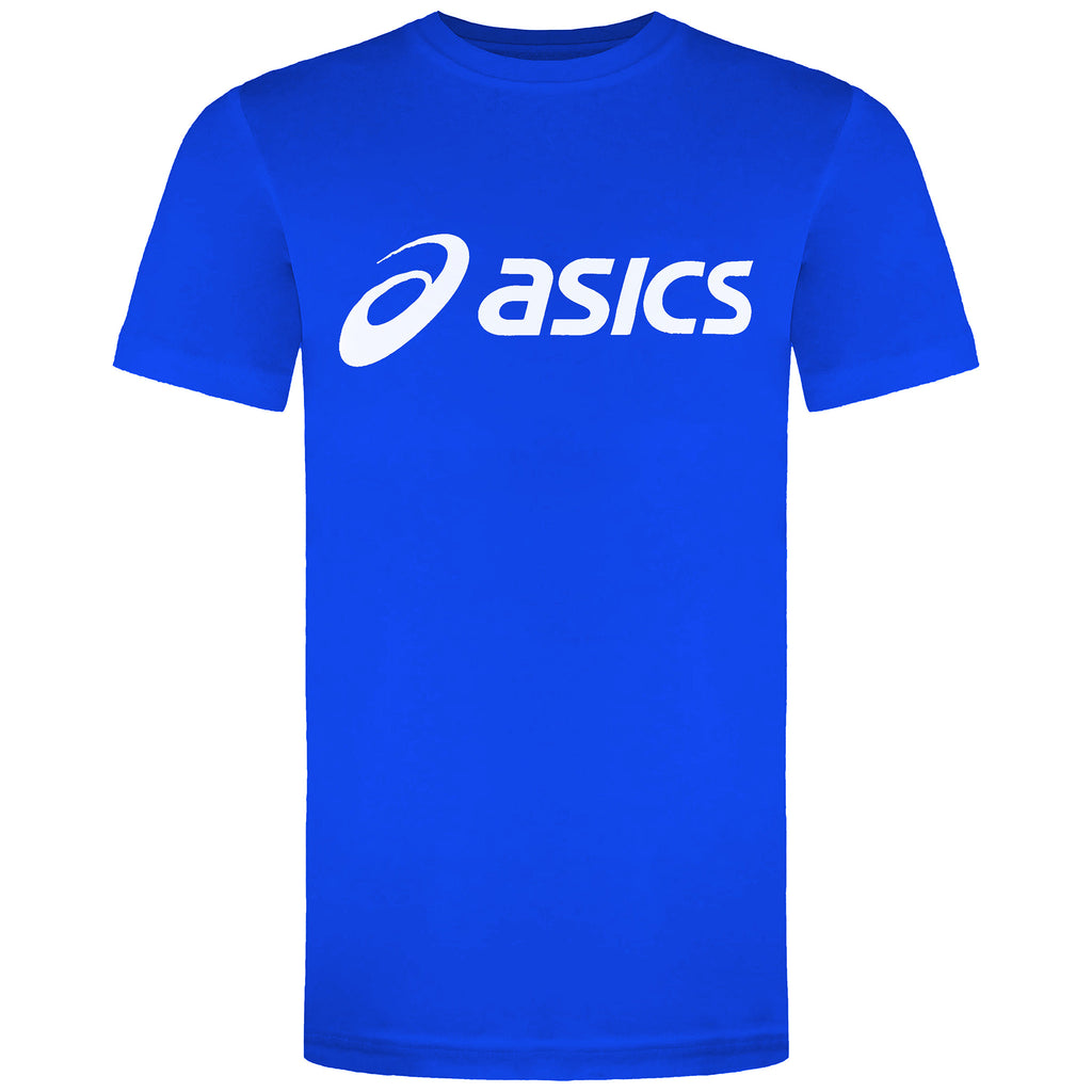 Asics Logo Mens Blue T-Shirt