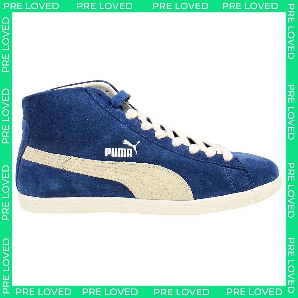 Puma Glyde Mid Mens Navy Trainers NO BOX