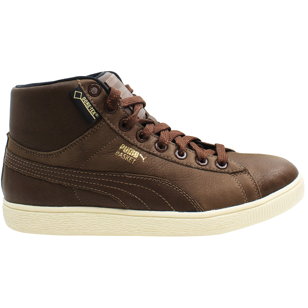 Puma Classic GTX Mens Brown Mid Trainers