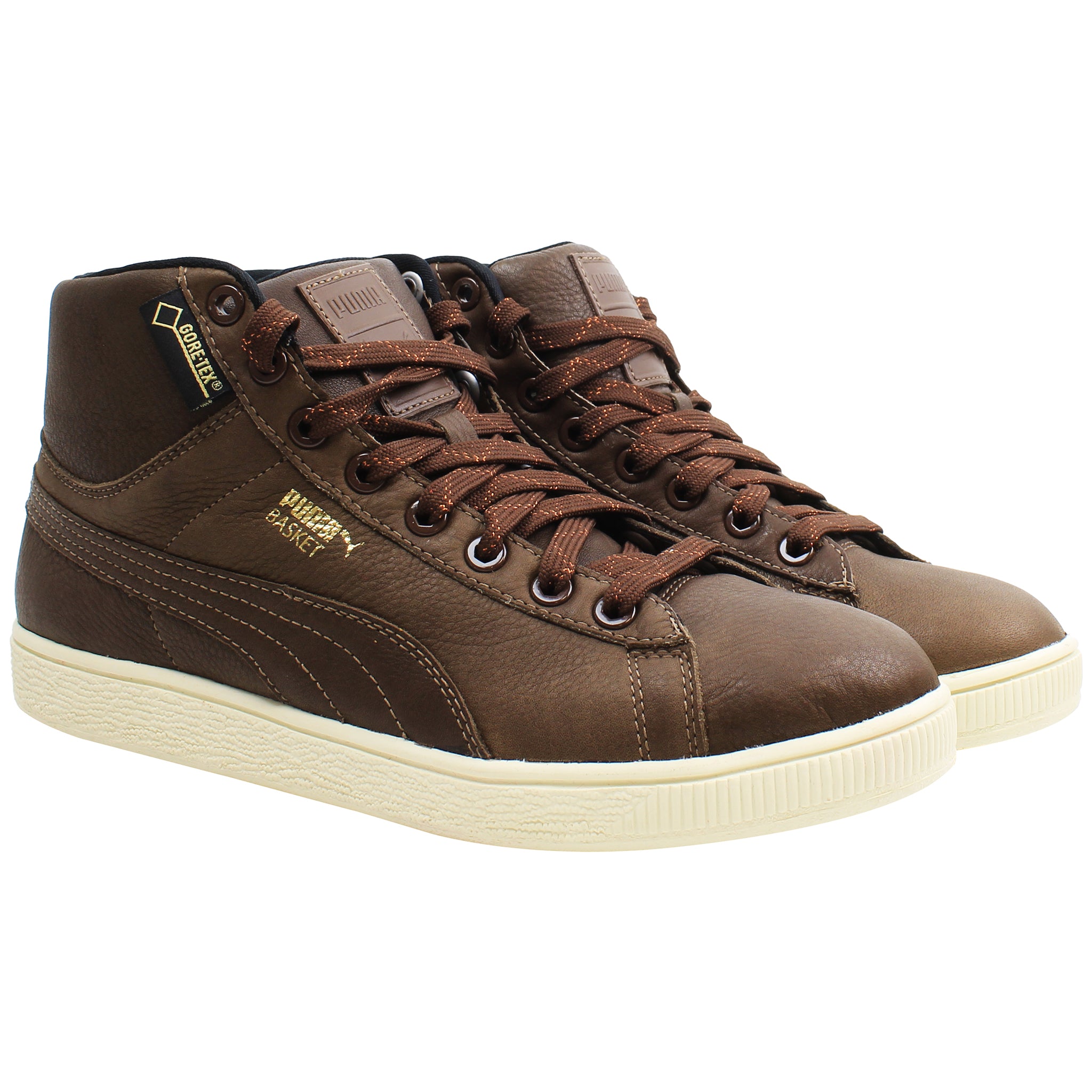 Puma Classic GTX Mens Brown Mid Trainers