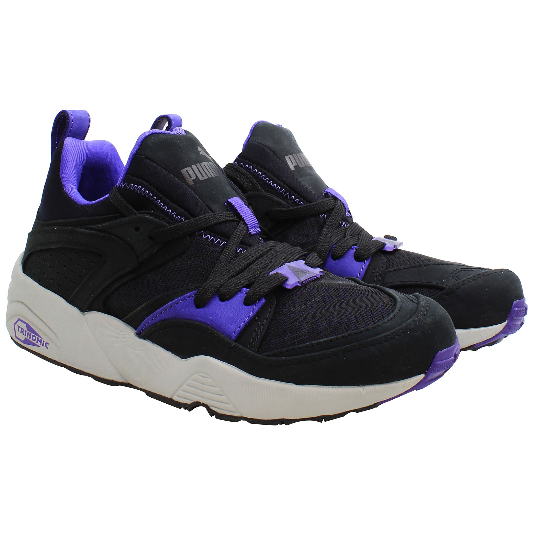 Puma Blaze Of Glory CRKL Mens Black/Purple Trainers