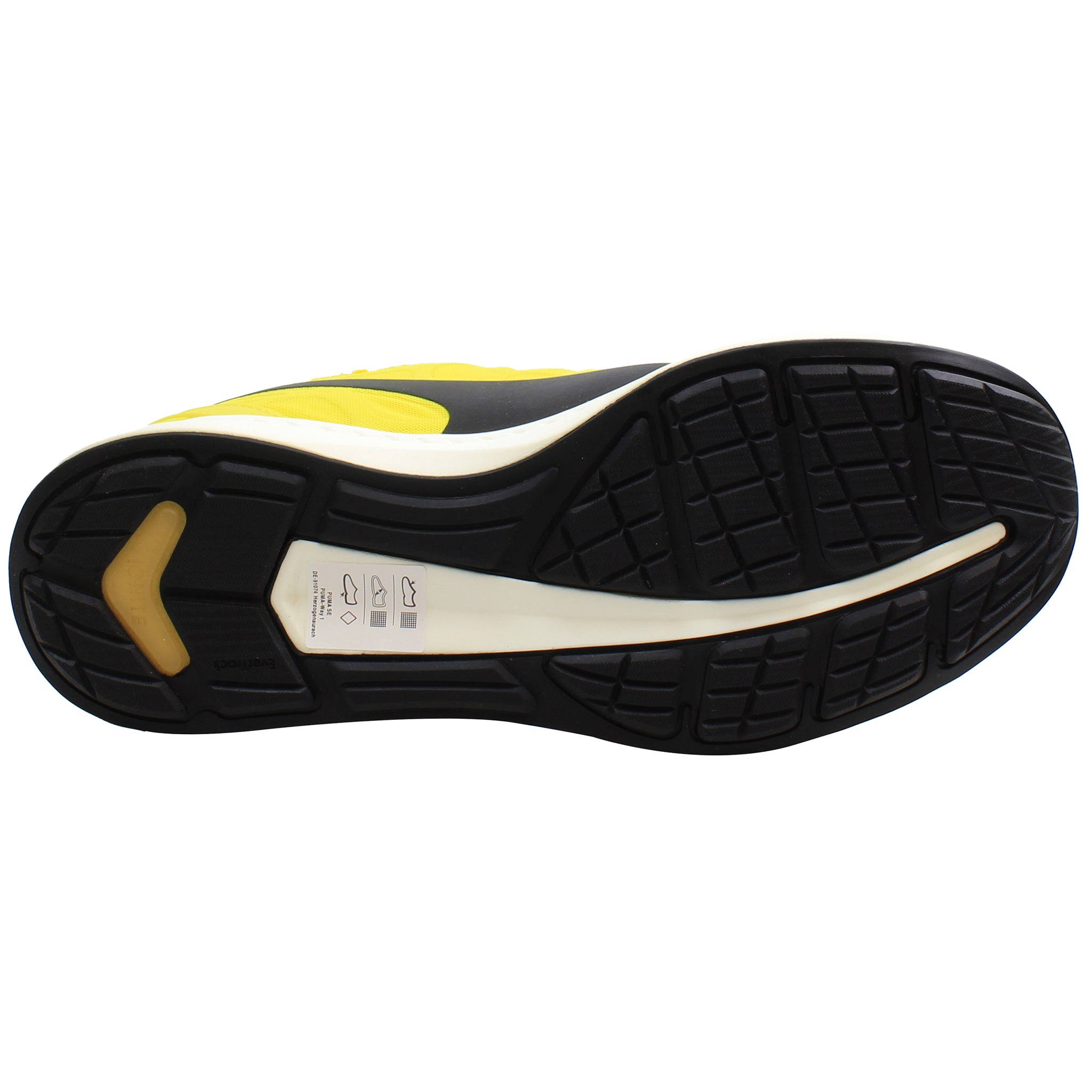 Puma Ignite Foam Mens Yellow Running Shoes