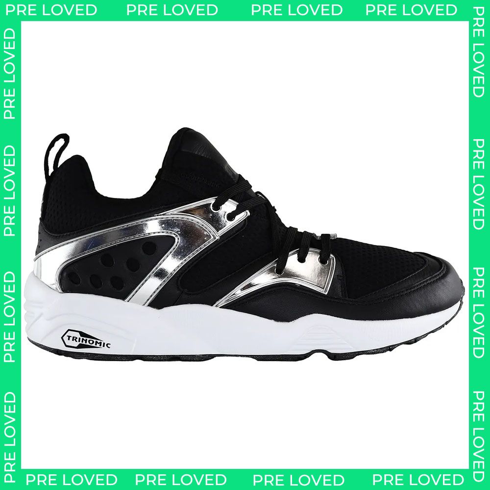 Puma Trinomic Blaze Of Glory Metallic Mens Black Trainers NO BOX