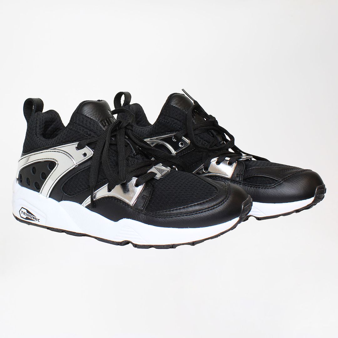 Puma Trinomic Blaze Of Glory Metallic Mens Black Trainers NO BOX