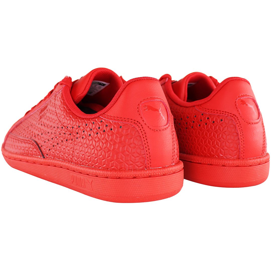 Puma Match Emboss Mens Red Trainers