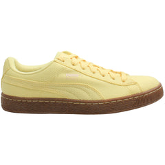 Puma Basket Ripstop Mens Yellow Trainers