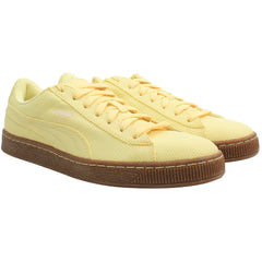 Puma Basket Ripstop Mens Yellow Trainers