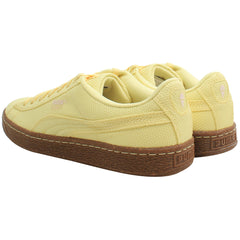 Puma Basket Ripstop Mens Yellow Trainers