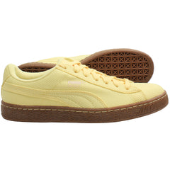 Puma Basket Ripstop Mens Yellow Trainers