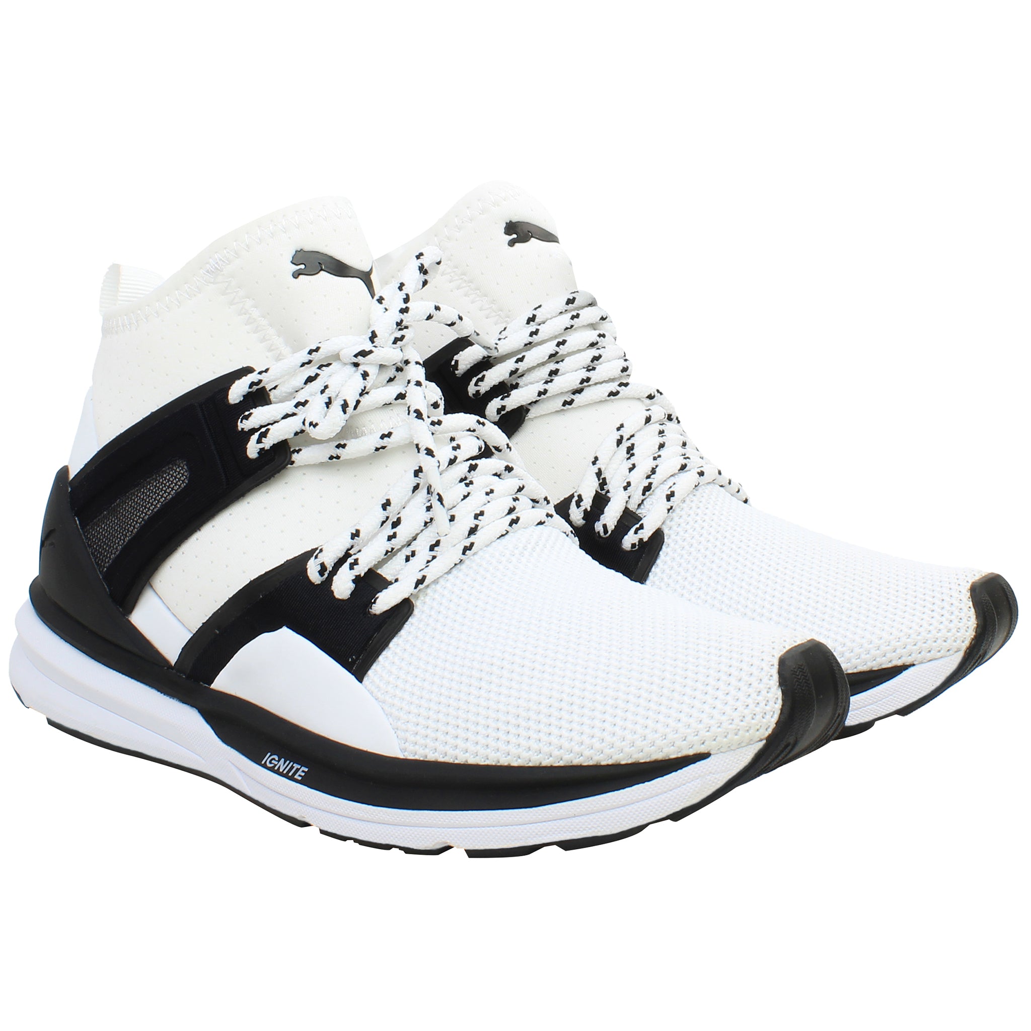 Puma Ignite Blaze Of Glory Limitless Mens White Hi Trainers