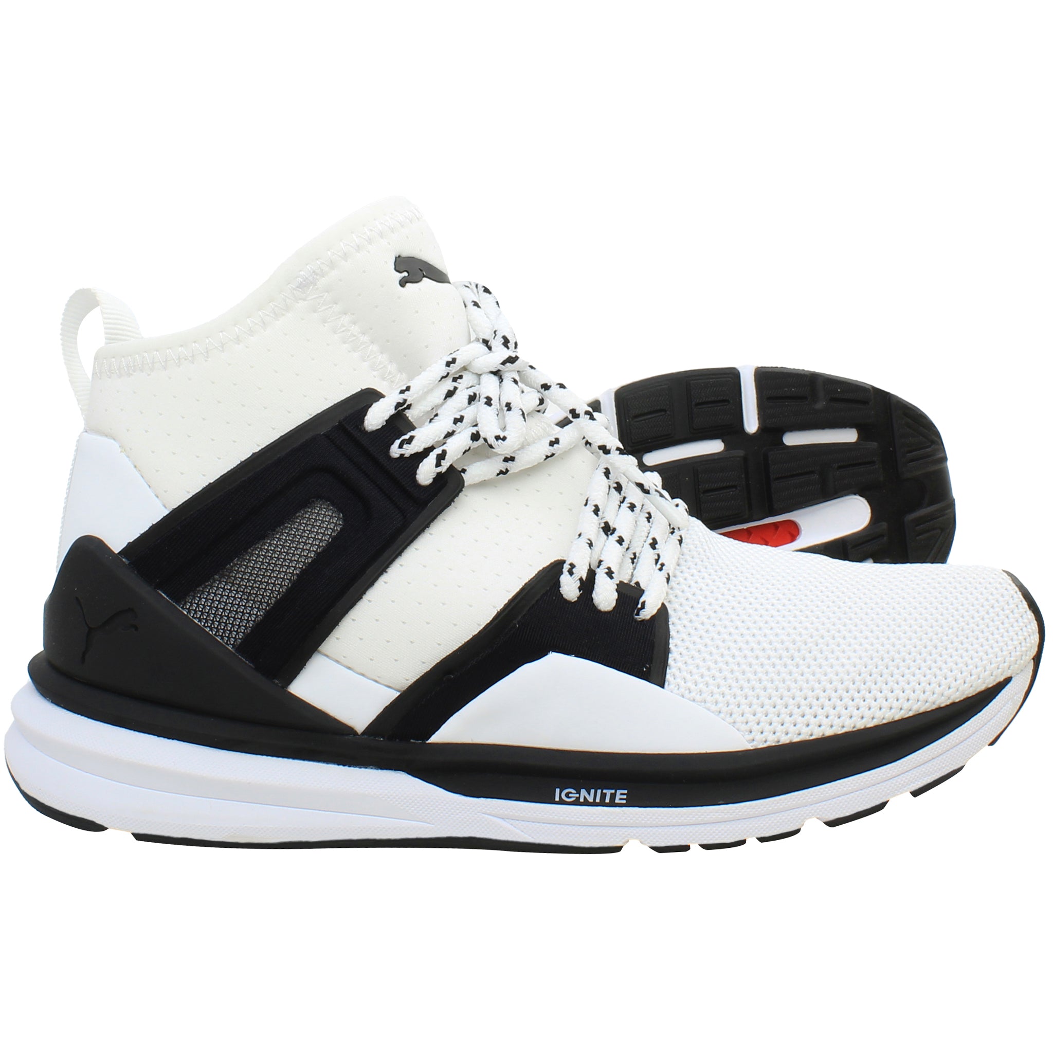 Puma Ignite Blaze Of Glory Limitless Mens White Hi Trainers