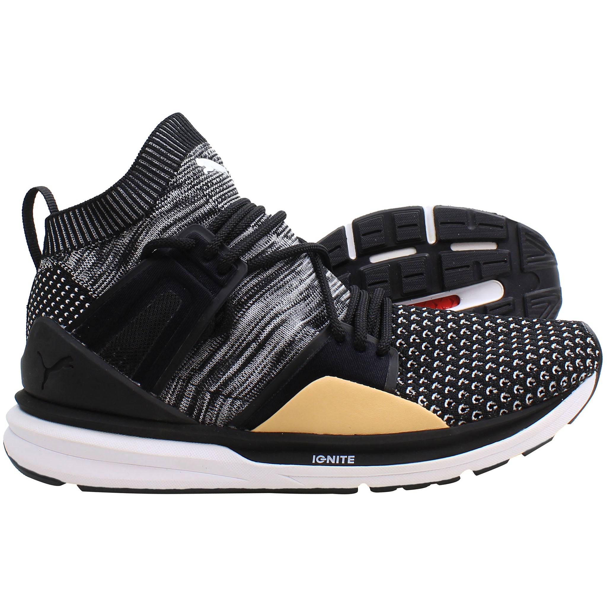 Puma Blaze Of Glory Mens Black Running Shoes