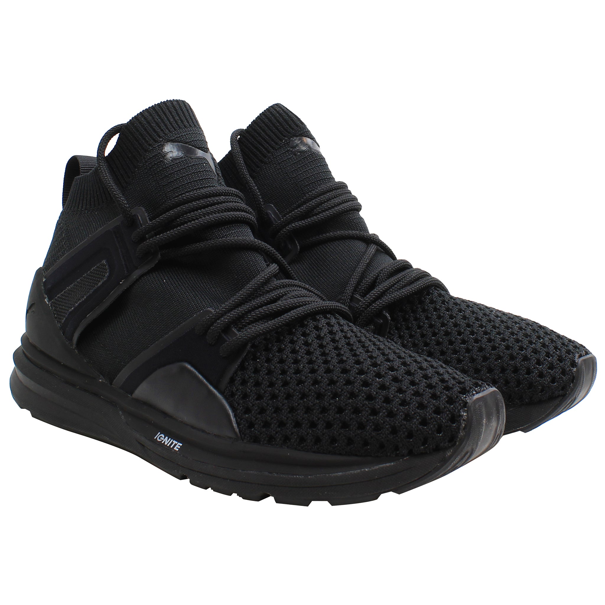 Puma Blaze Of Glory Limitless Hi Mens Black Trainers