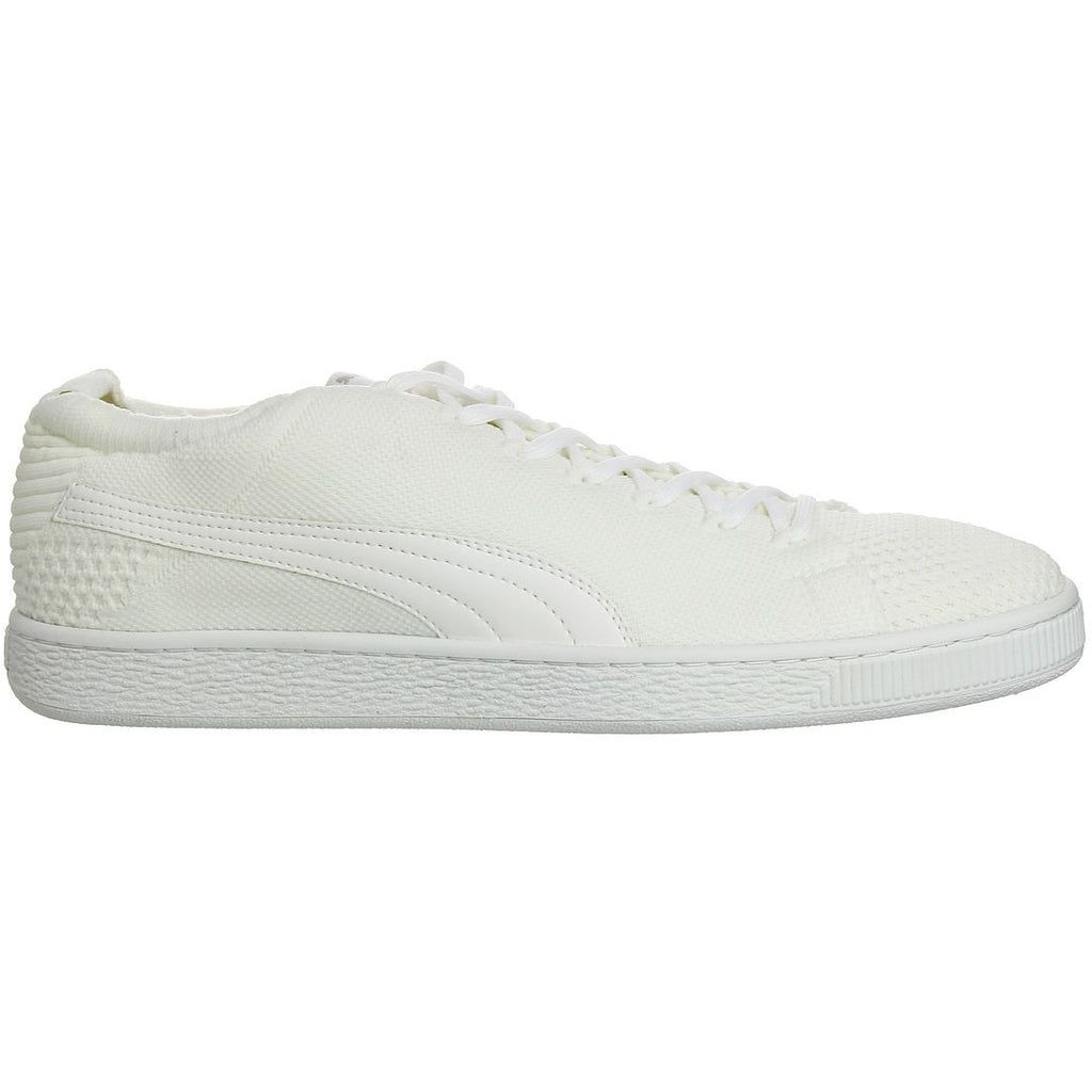 Puma Basket EvoKnit 3D Mens Off White Trainers