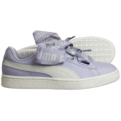 Puma Basket Heart DE Womens Lilac Trainers