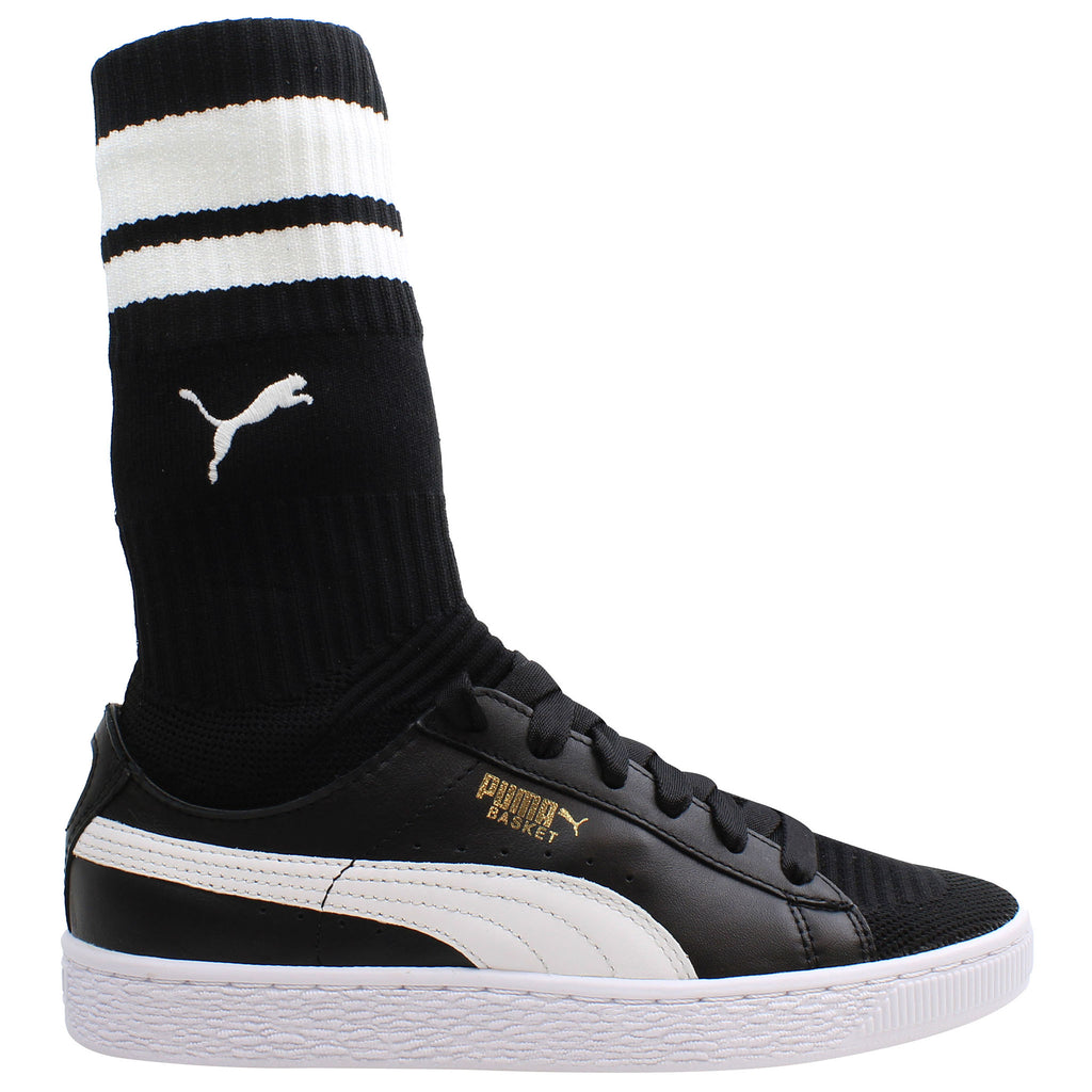 Puma Basket Sock Womens Black Trainers