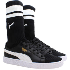 Puma Basket Sock Womens Black Trainers