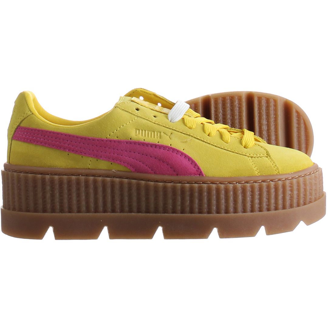 Puma x Rihanna Fenty Cleated Creeper Womens Yellow Trainers