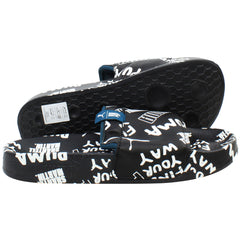 Puma Leadcat Graphic x Shantell Martin Mens Black/White Sliders