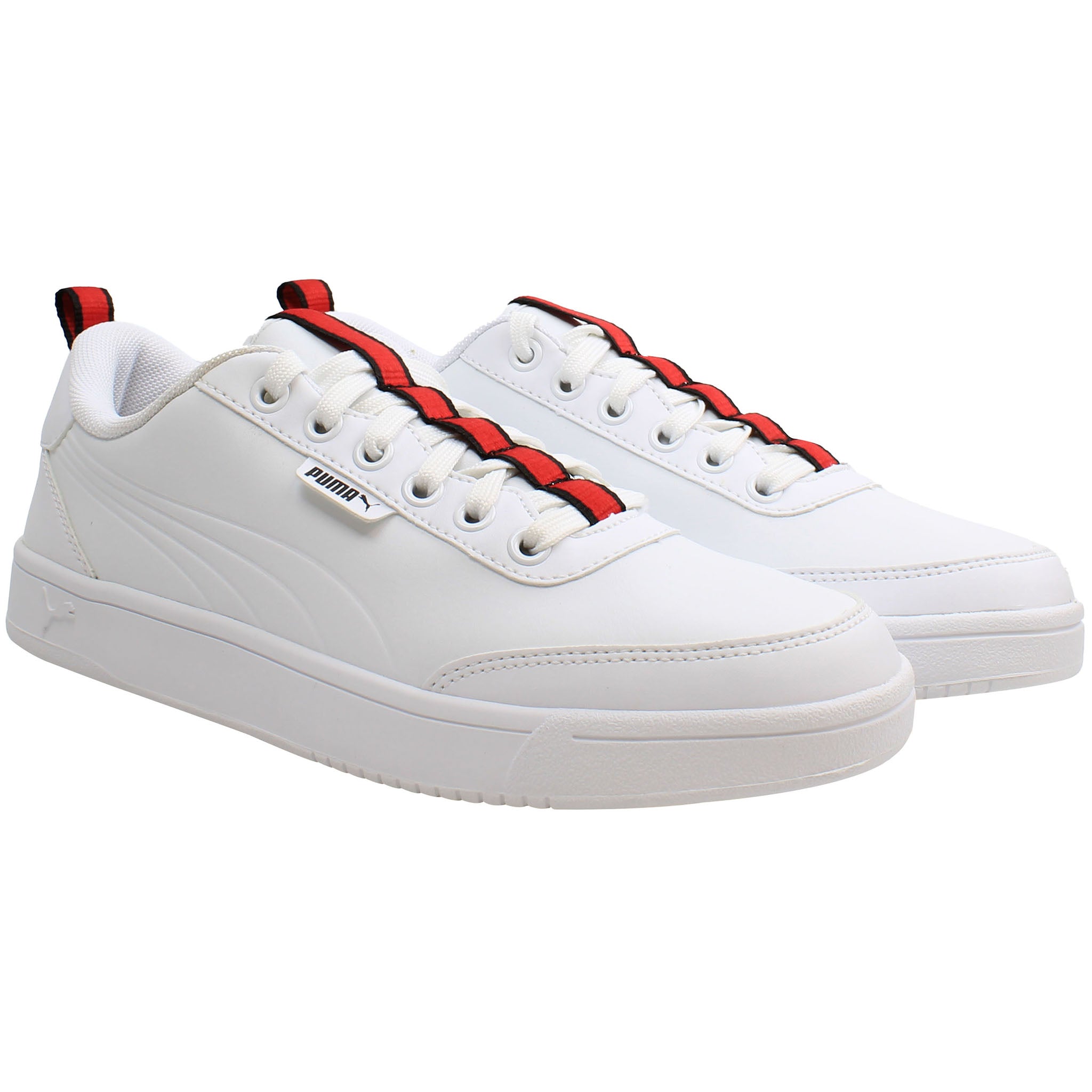 Puma Court Breaker Flag Mens White Trainers