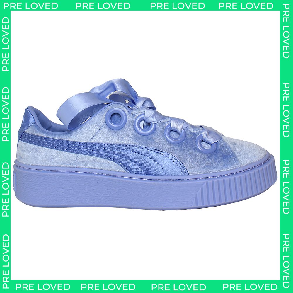 Puma Platform Kiss Blue Womens Trainers NO BOX