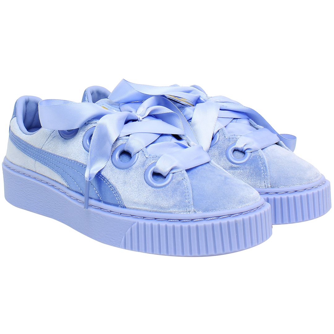 Puma Platform Kiss Womens Blue Trainers