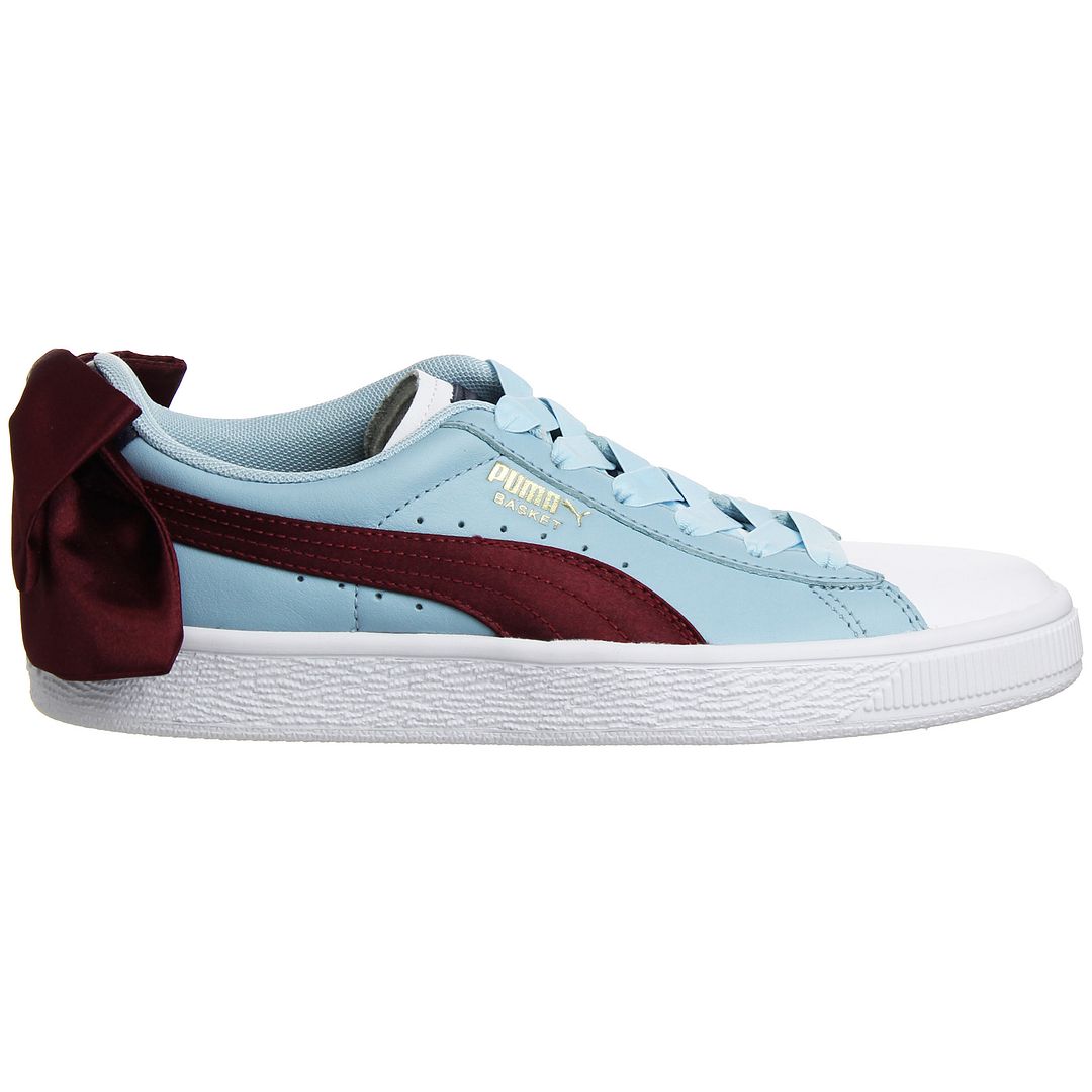 Puma Basket Bow New School Womens Blue Trainers