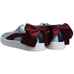 Puma Basket Bow New School Womens Blue Trainers