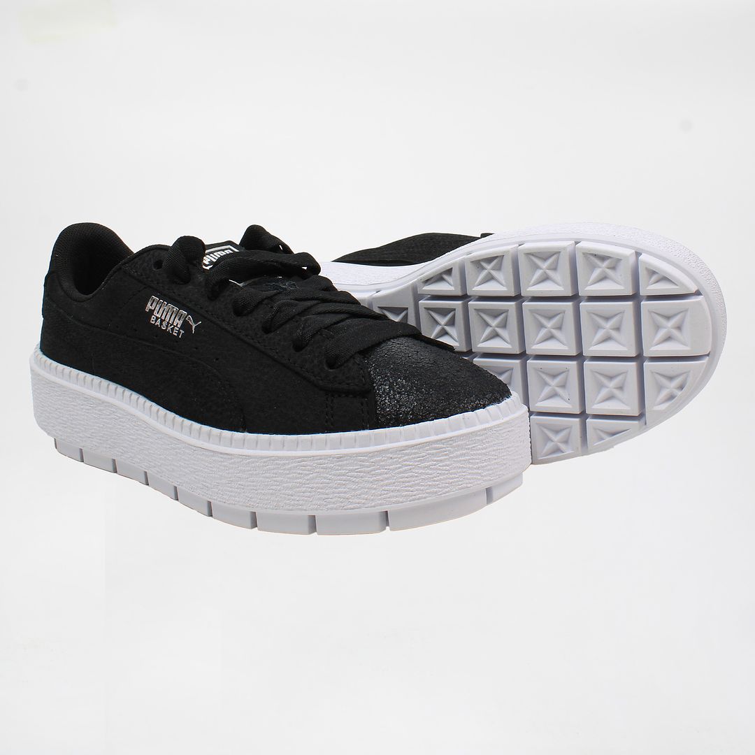 Puma Platform Trc BioHacking Womens Black Trainers NO BOX