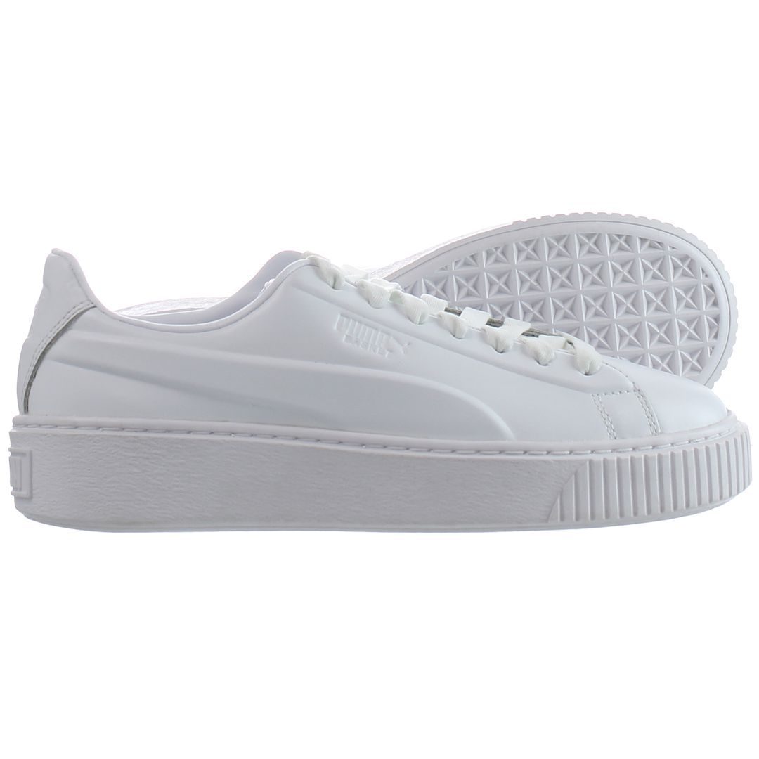 Puma Platform Seamless Womens White Trainers