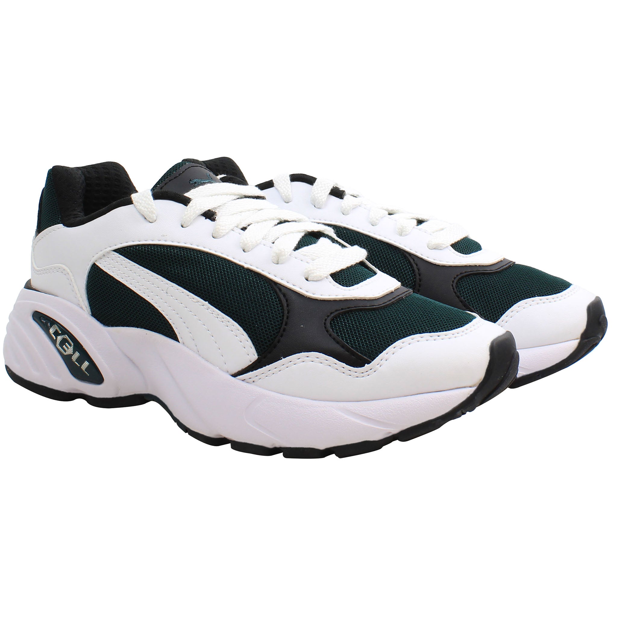 Puma Cell Viper Mens White/Green Trainers