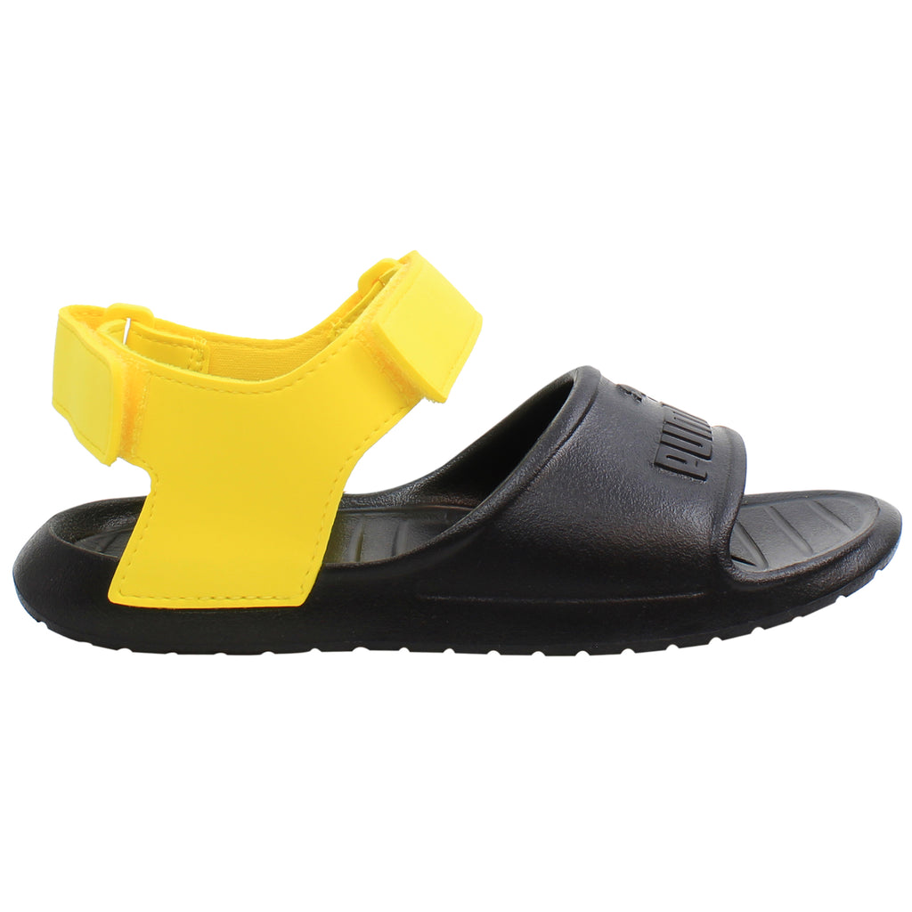 Puma Divecat V2 Injex Kids Black/Yellow Sandals